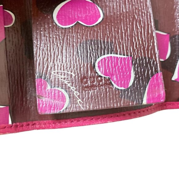 GUCCI Lovely Pink Leather - Key Case 101-080625 - Picture 11 of 11